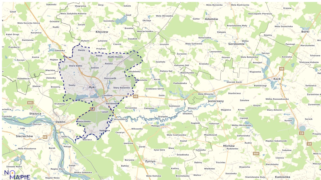 Mapa Geoportal Ryki